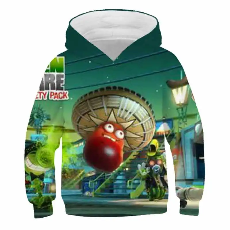 

2020 Plants vs Zombies kids Hoodies Boys Girls print 3D Sweatshirt Children Clothes Game Hoodie for Kids Tops winter Sportswear