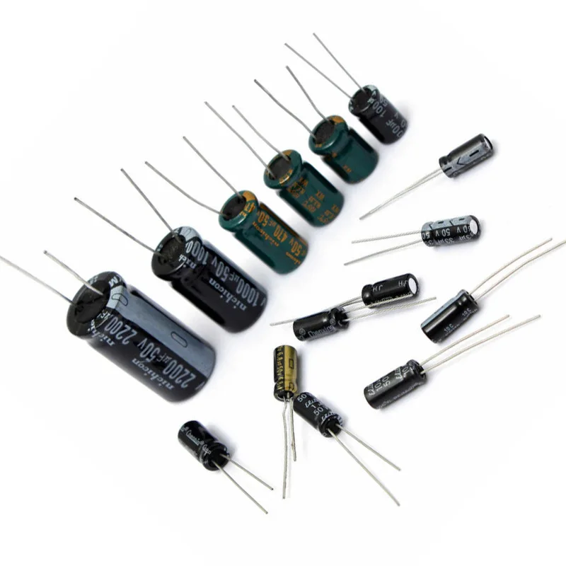 

120Pcs/lot 15Value 50v 1uF-2200uF Electrolytic Capacitor Kit