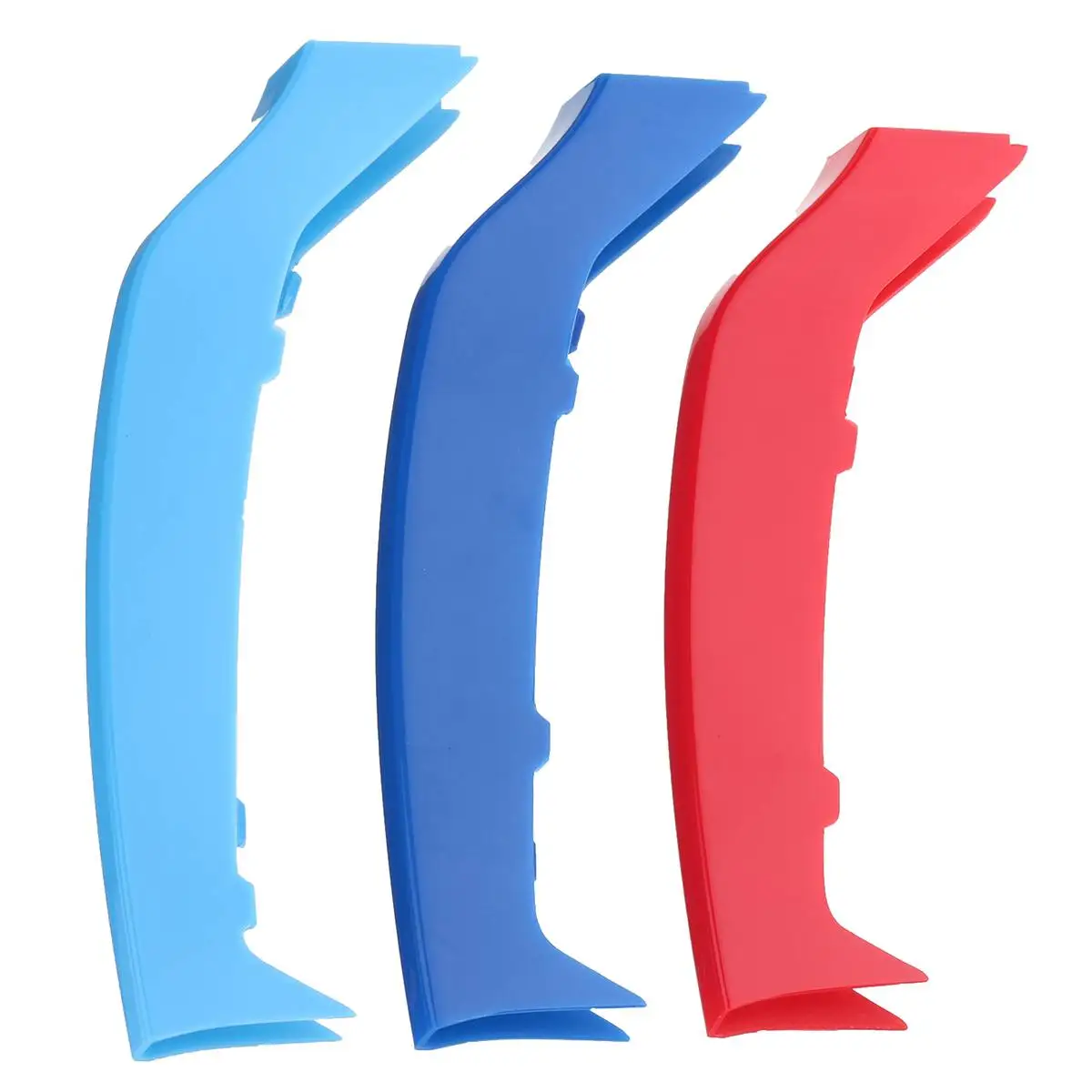 3 шт. Трехцветная Пластиковая передняя Центральная решетка радиатора для BMW 4