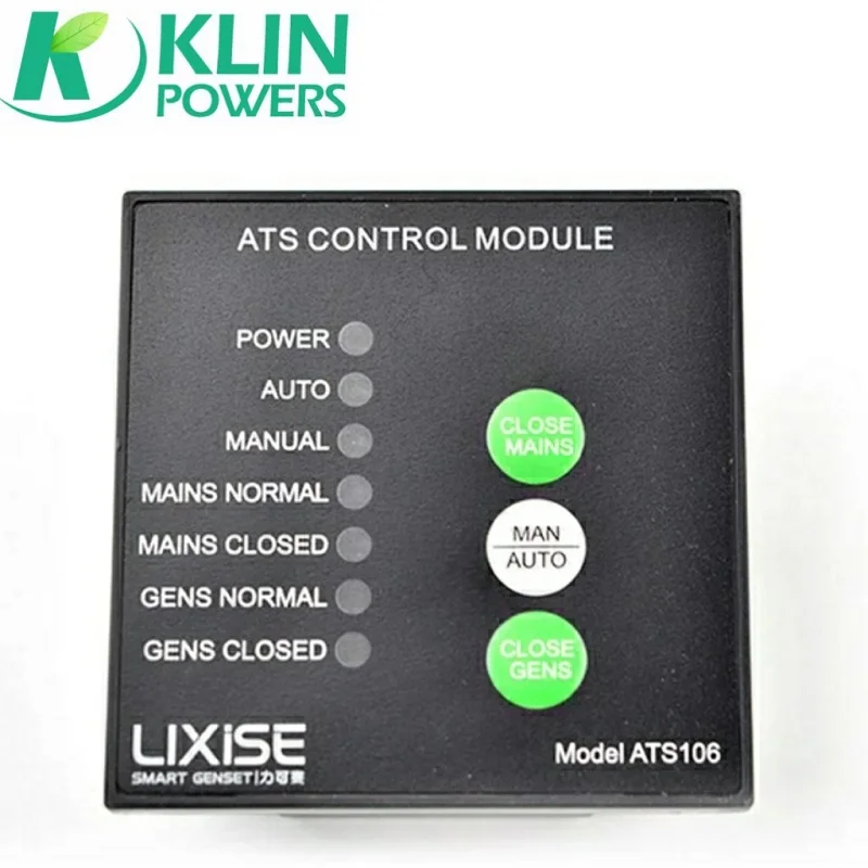 

ATS106 Diesel Generator Ats Controller Automatic Transfer Switch Panel Auto Manual Changeover USB LED Control Module