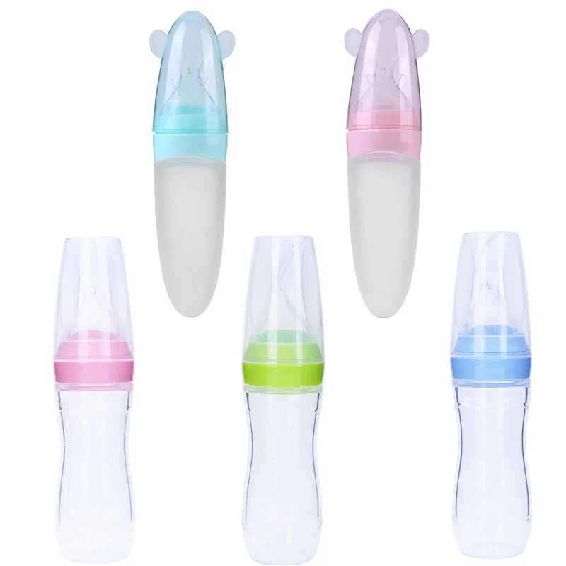 Сжималка для кормления новорожденных силиконовая тренировочная ложка риса