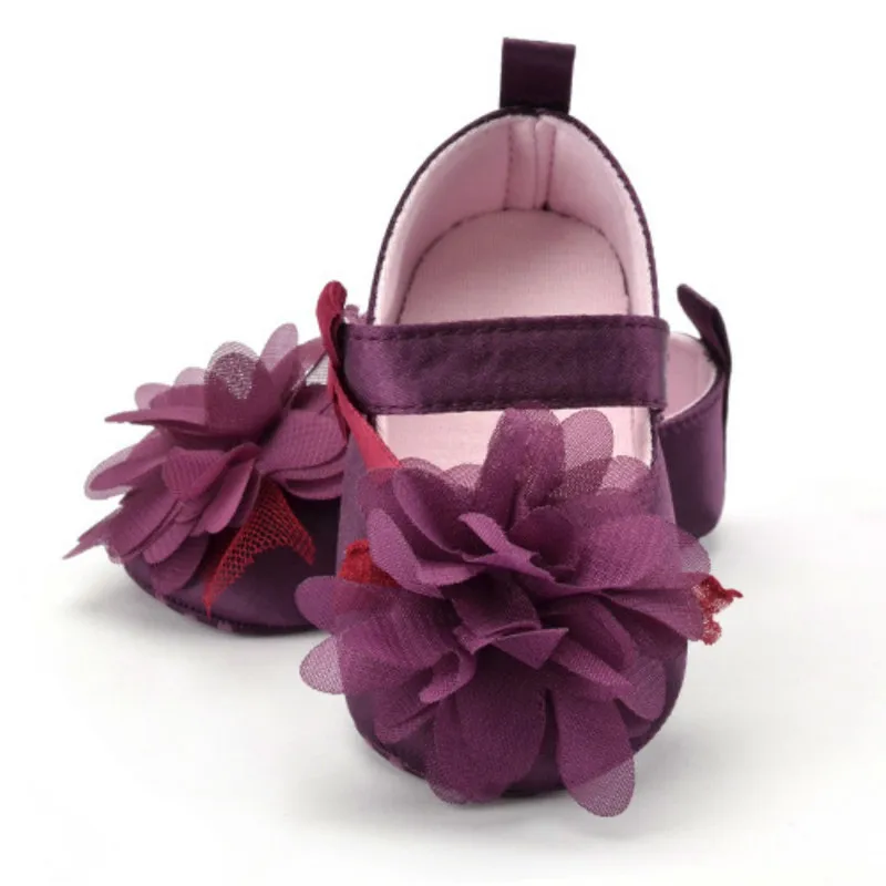 Для новорожденных обувь для малышей младенцев с кружевами и цветочным рисунком