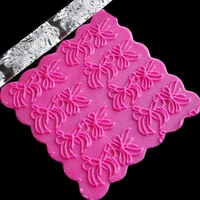 new flower acrylic embossing rolling pins cake decorating tool fondant rolling pins cake sugarcraft embossing cake tool 9034