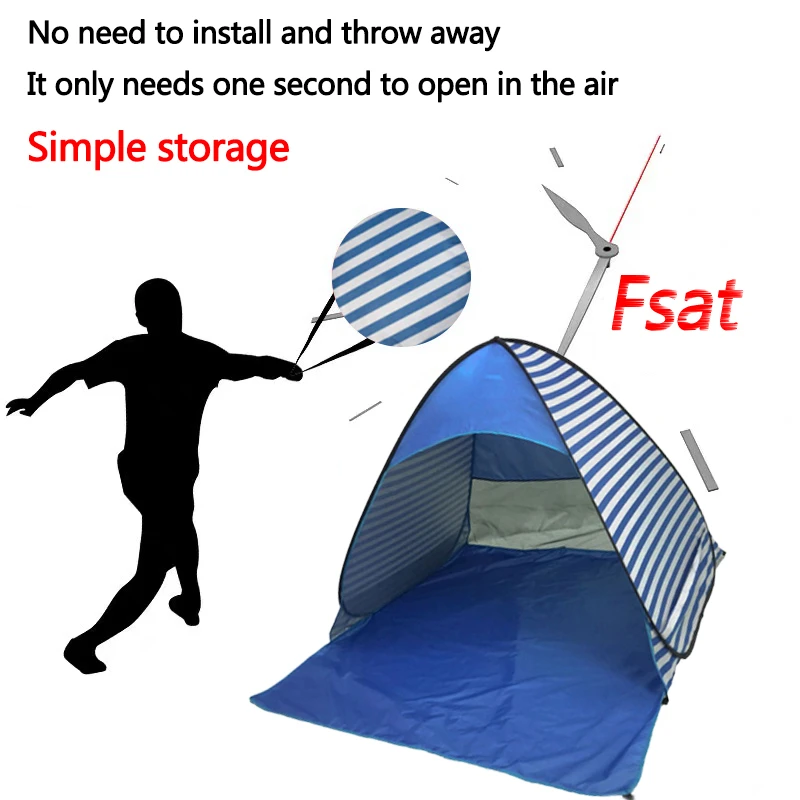 Пляжная палатка Сверхлегкая складная Автоматическая открывающаяся Палатка