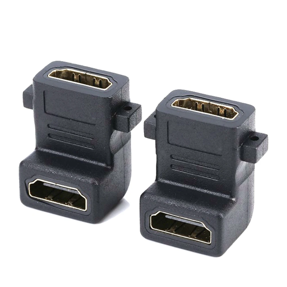 

Muzhuo HDMI-kompatibel panel projekt dekoration verdrahtung steckdose HDMI-kabel adapter bus zu bus ellenbogen HD panel kopf