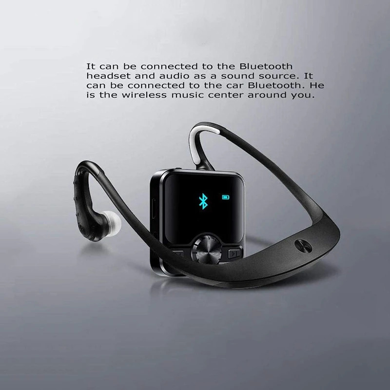 MP3 Player Speakers M9 HiFi Sports Bluetooth Earphone Voice Recorder Hifi Music 1.2 Inch Display-32G | Электроника
