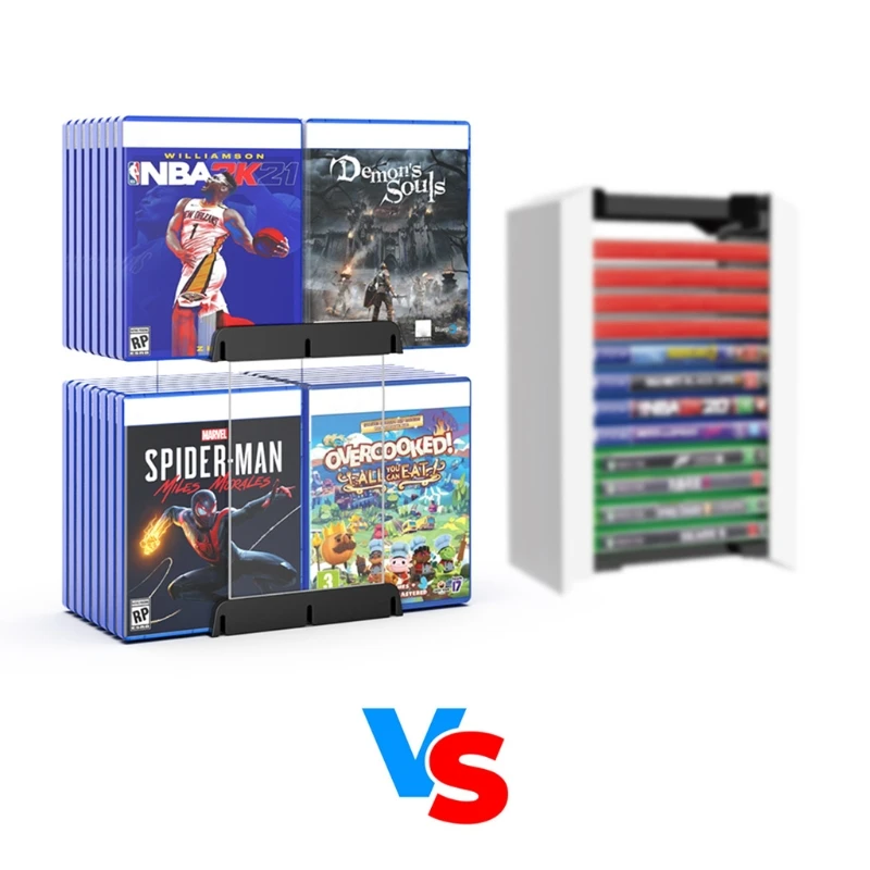 Многофункциональная стойка для хранения игр 32 шт. игровые диски башня подставка