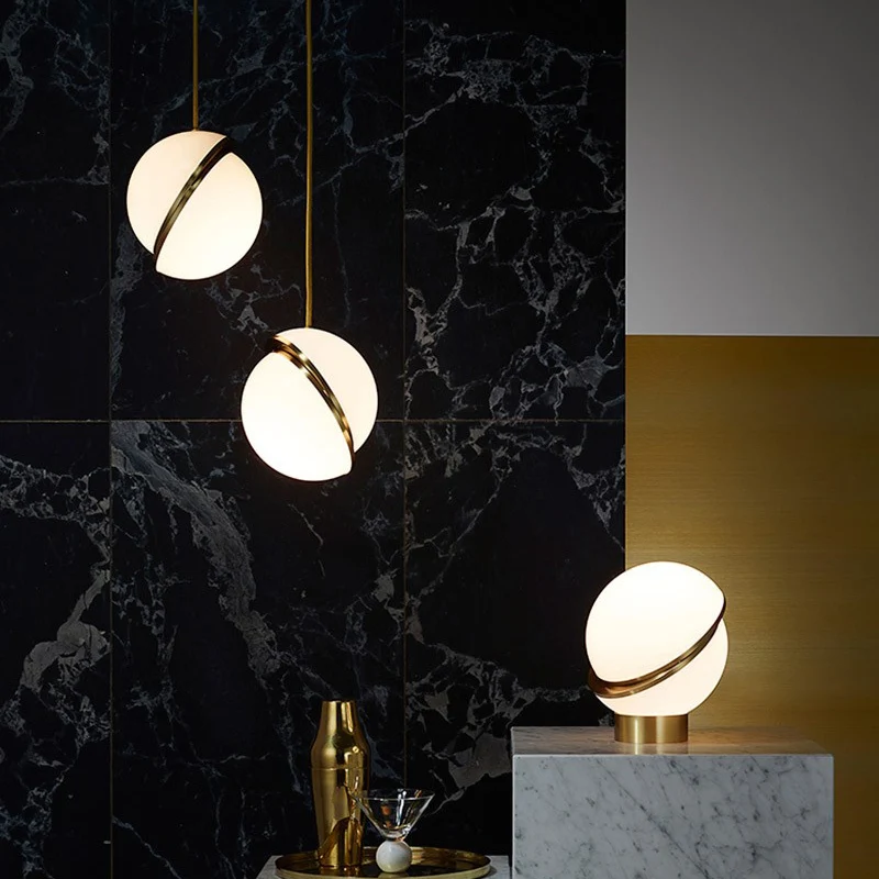 

modern luminaire suspendu pendant lights glass living room restaurant hanging lamp deco maison pendant lights