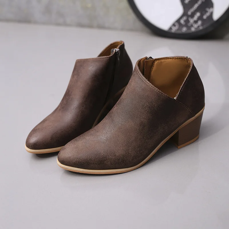 Новинка 2020 Демисезонные женские и мужские ботинки челси без шнуровки на среднем