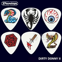 dunlop dirty donny 2 guitar 6 picks set 3 different gauges