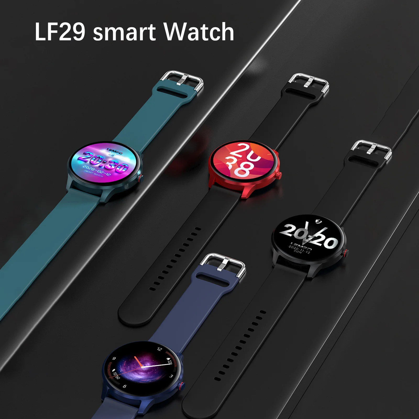 

GEJIAN IP68 Waterproof Smart Watch Men Heart Rate Blood Pressure Monitori Watches Pedometer Music Control Weather Smartwatch