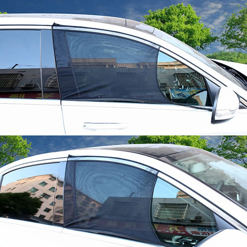 

Car Window Net Anti Mosquito Sunshade Mesh Cover Shield Curtain Car Front Rear Windows Cover for Fishing BBQ Camping