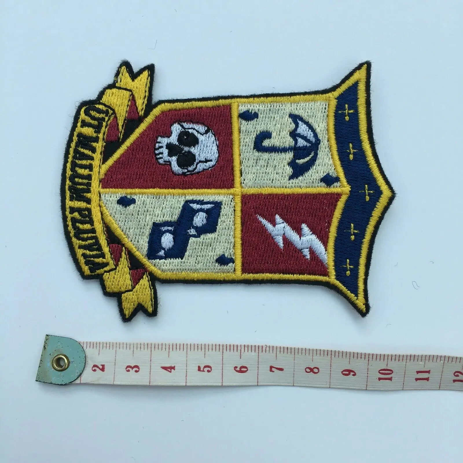 The Skull Umbrella Lightning Academy Maths Embroidery Clothes Patches For Clothing Cap Jeans Stickers | Дом и сад