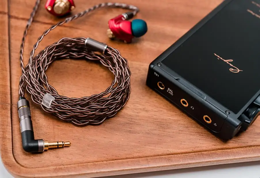 DUNU Lyre OCC медь высокой чистоты с дополнительным огнем изысканный 26AWG провод MMC
