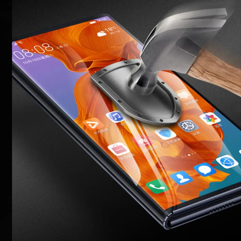 9D Front Back Soft Transparent Protective film For Huawei Mate X Full Cover Screen Protector for XS Hydrogel | Мобильные телефоны и