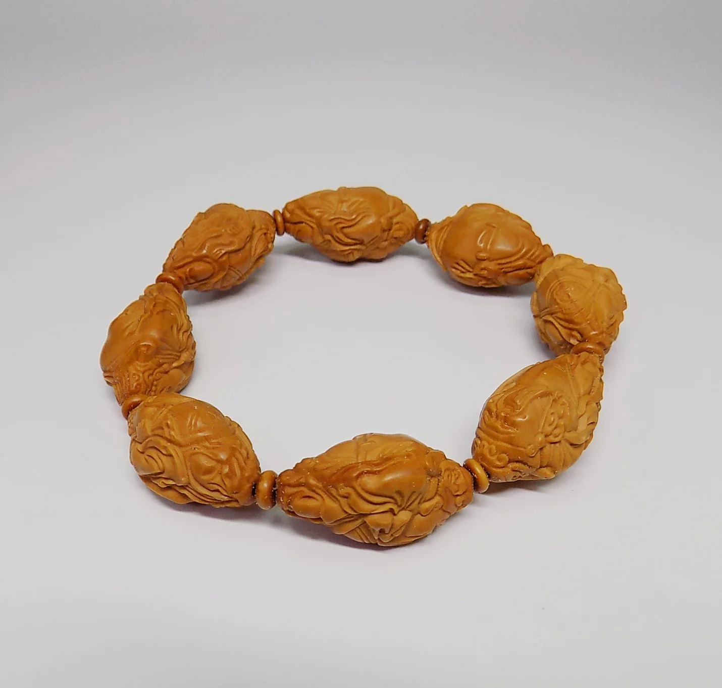 Браслет ручной работы из натурального оливкового сердечника браслет с восьми