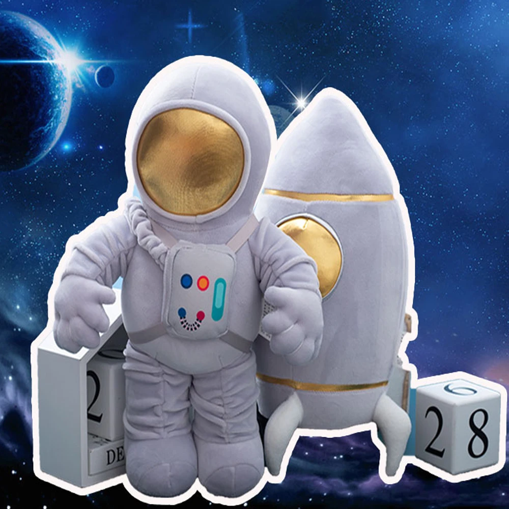 Креативный плюшевый космический корабль космические игрушки мягкие
