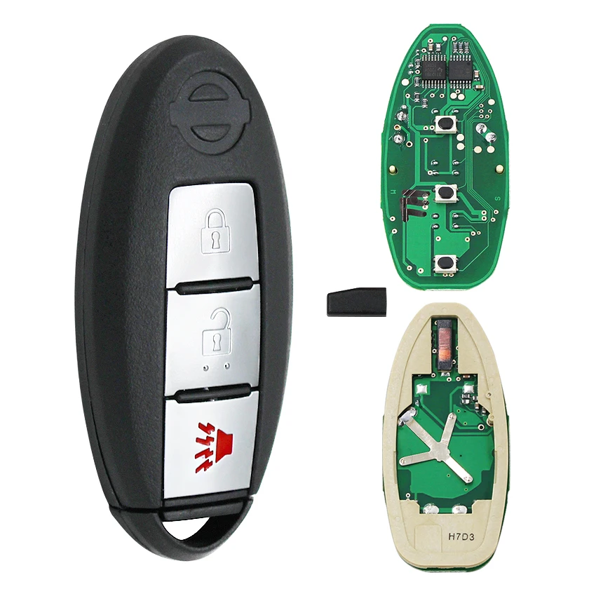 Дистанционный смарт ключ для входа без ключа 2 + 1/3 кнопки 315 МГц чип ID46 KYDZ Nissan Teana 2005
