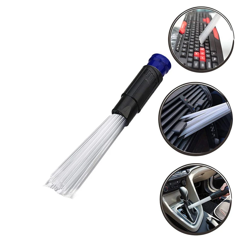 

HOT-Vacuum Dust Brush with Vacuum Attachment with Replacement Attachments Tools Kit for Dyson V11 V10 V8 V7 V6 House