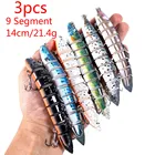 Рыболовные приманки 14 см21,4 г, 9-сегментная шарнирная кренкбейт, виталовая плавающая приманка, приманка для рыбной ловли