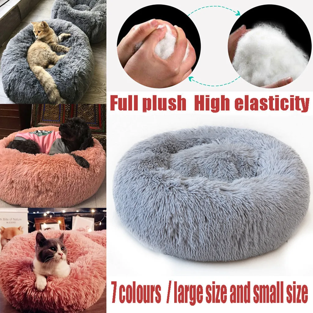 Cama do Cão Animal de Estimação Canil para Cães Produtos para Animais de Estimação Casa do Gato Tamanho Grande Cesta Almofada Cama Tapete Animais Redondos Espreguiçadeira Sofá