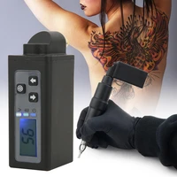 professional wireless led screen display power bank tattoo supplie portable mobile battery 2000mah tattoo pen machine dc adapter