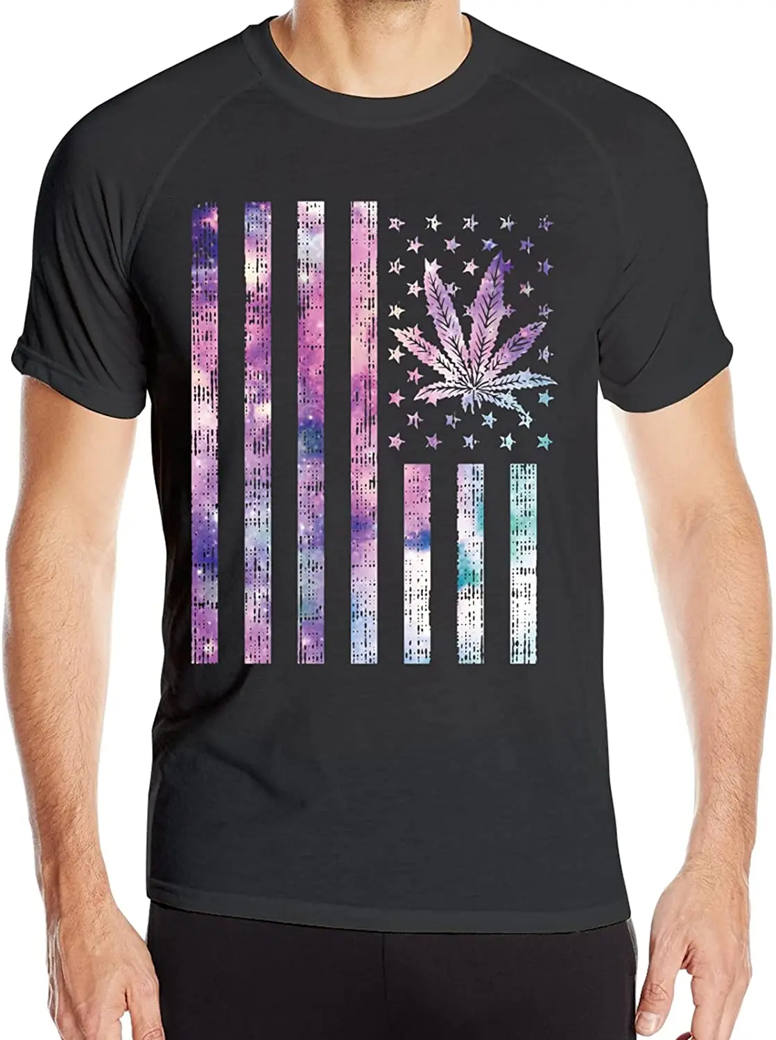 

Summer Leisure Men's T-Shirt Fashion Athletic Short Sleeve Round Neck Tee Comfortable Breathable