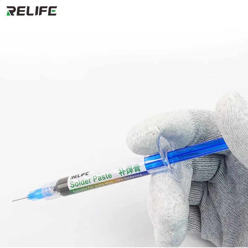 Паяльная паста RELIFE паяльная для ремонта соединительного провода ЦП зарядного
