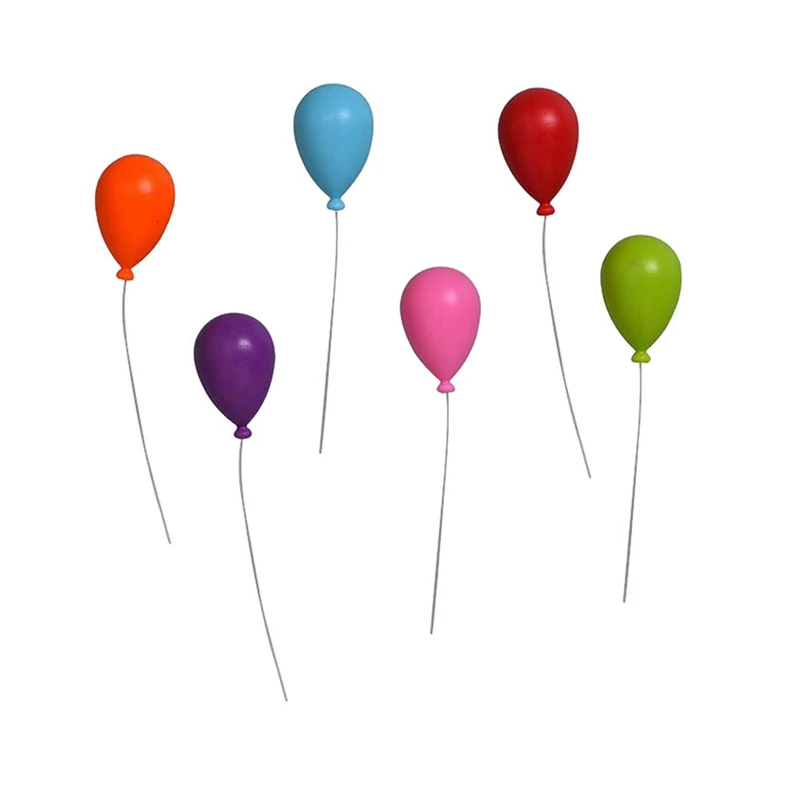 Украшения для дома 6 шт. Красочные воздушные шары магниты на холодильник бытовой