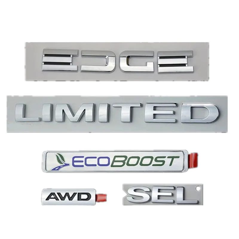 Прямая поставка для Ford EDGE SEL LIMITED ECOBOOST эмблема AWD логотип заднего багажника
