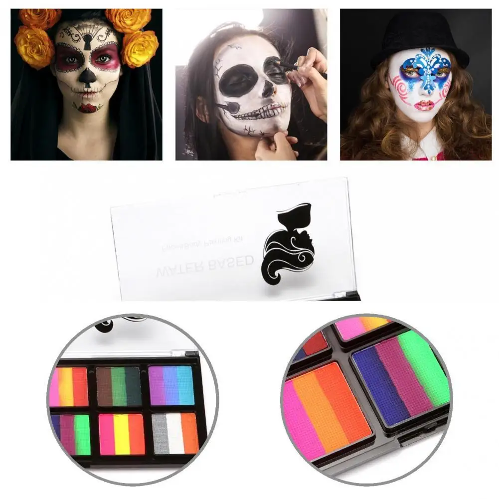 

Concentrated Sturdy Body Painting Solid Pigment Kit Fine Grinding Solid Pigment Kit Easy Blend for Hobbyists