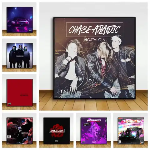 T026 чехол с изображением музыкального альбома «Чейз» в стиле атлантической рок, постер с изображением певицы и звезд на холсте, искусство HD п...