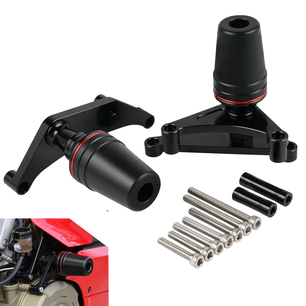 

Motorcycle Engine Frame Slider Guard Crash Protector Pad For Ducati Panigale V4 V4S V4 SP 2018 2019 2020 2021