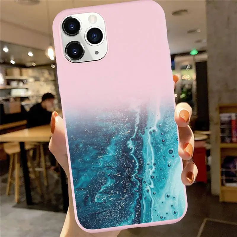 

Marble Gradient fashion art pattern luxury protective Phone Case Candy Color for iPhone 6 7 8 11 12 s mini pro X XS XR MAX Plus