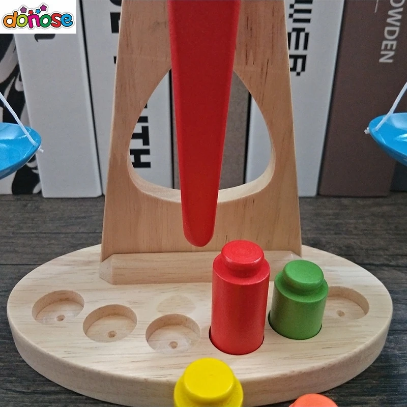 Новая образовательная игрушка Монтессори Маленькая деревянная новая