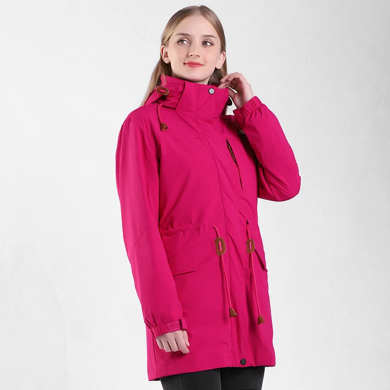 

2020 New Couple Jackets Autumn Winter Men&Women 3 in 1 Outdoor Hiking Jacket Fleece Inner Waterproof Windbreaker Trekking Coat