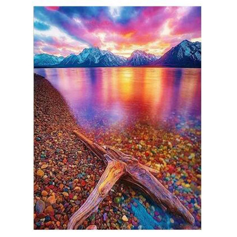 Алмазная Картина Пейзаж Алмаз Полный Круглый Diy люкс гостиная кухня