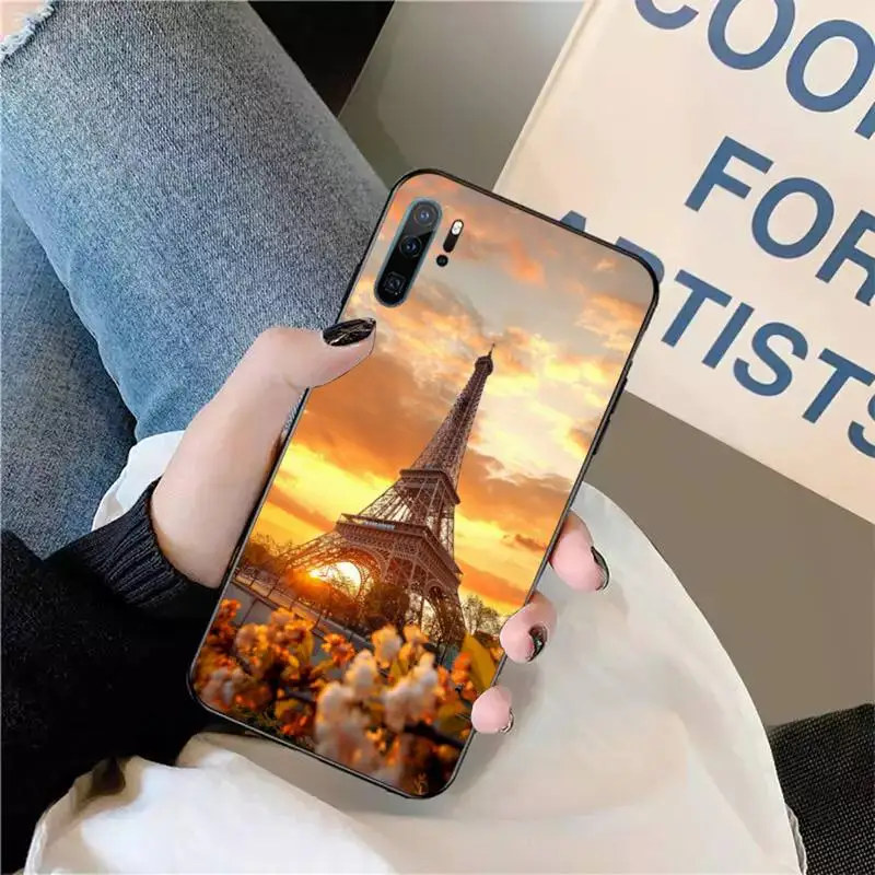 

France Paris the Eiffel Tower Phone Case For Huawei honor Mate P 9 10 20 30 40 Pro 10i 7 8 a x Lite nova 5t
