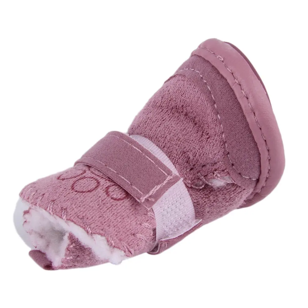 Новинка 2018 года модная обувь для домашних животных 2 цвета зимние ботинки детская