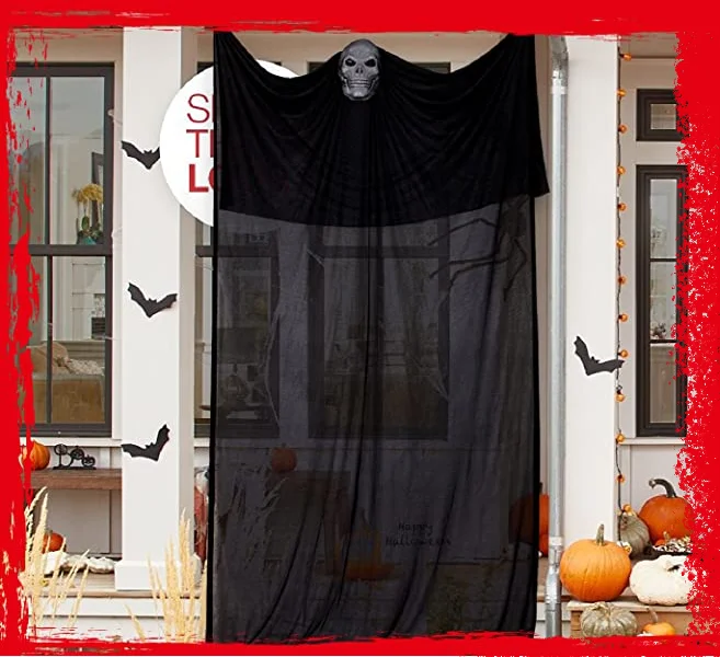 

Хэллоуин Украшение Висит Призрак Скелет Кулон ужас призрак светящиеся звучание Декор "Ужасы" Ужас декорации украшения