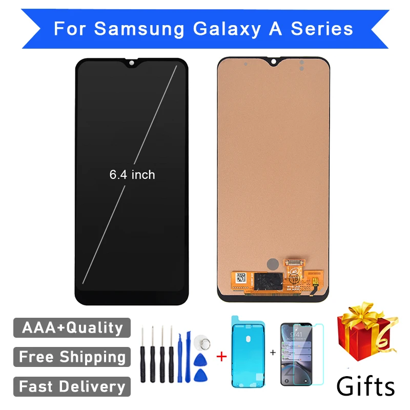 ЖК дисплей Incell AAA ++ для Samsung Galaxy A105 A205 A305 A705 A40 A30s A750 с сенсорным экраном и рамкой