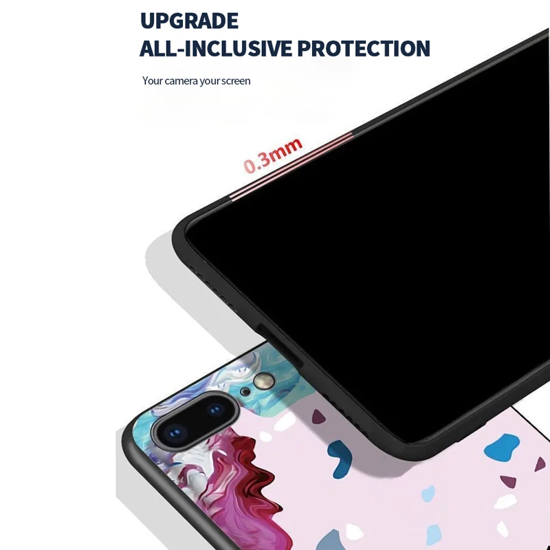 

New Oil Painting Case For iPhone 12 Mini 11 Pro Max Mini XS XR X 7 8 6 6S Plus SE 2020 Graffiti Silicone Protective Capinhas