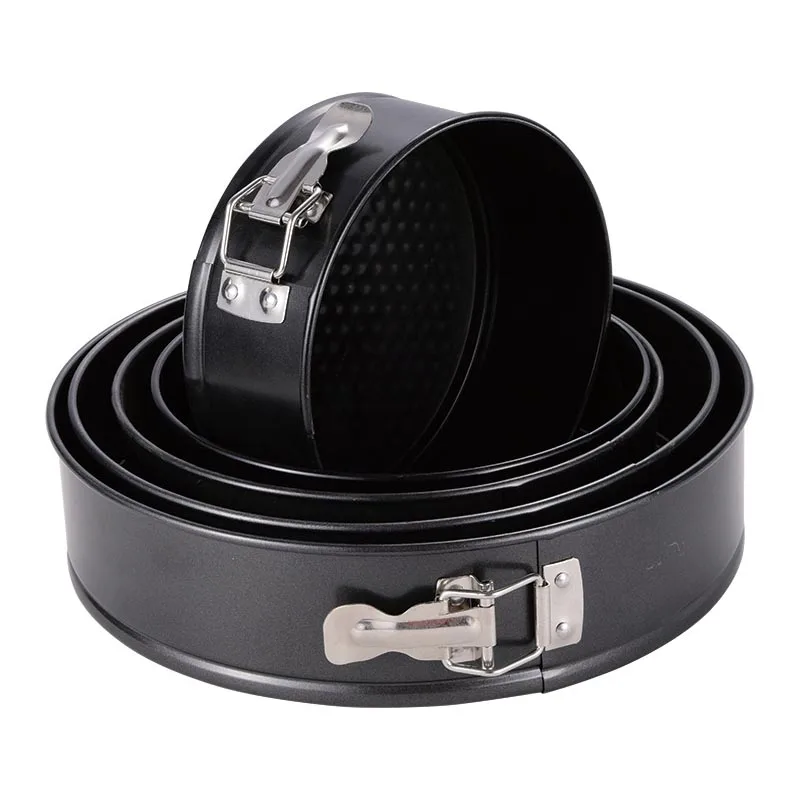 

Non-Stick Metal Baking Mold Stainless Steel Round Cake Tray Baking Tool Detachable Base Baking Tray Cake Supplies Kitchen Tools
