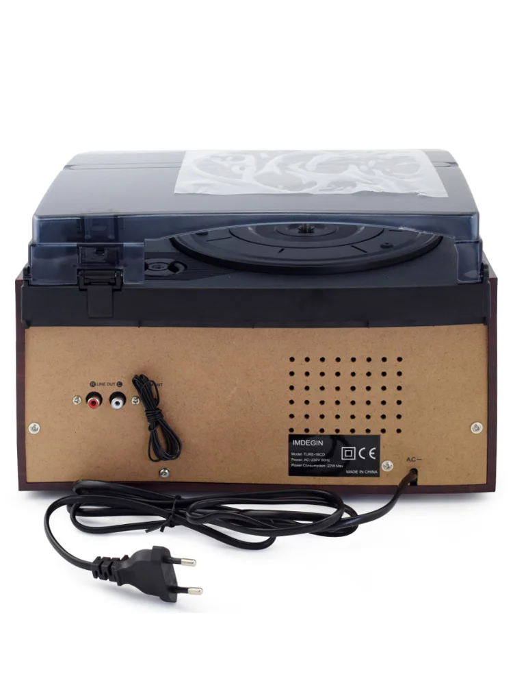 Проигрыватель виниловой записи Bluetooth LP проигрыватель с проигрывателем