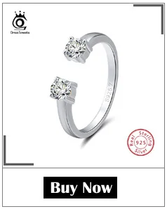 ORSA JEWELS роскошное кольцо из стерлингового серебра 925 пробы, 10 мм, с выемками, милое сердце, регулируемое кольцо, любовь, Женские Ювелирные изделия для свадебной вечеринки SR106