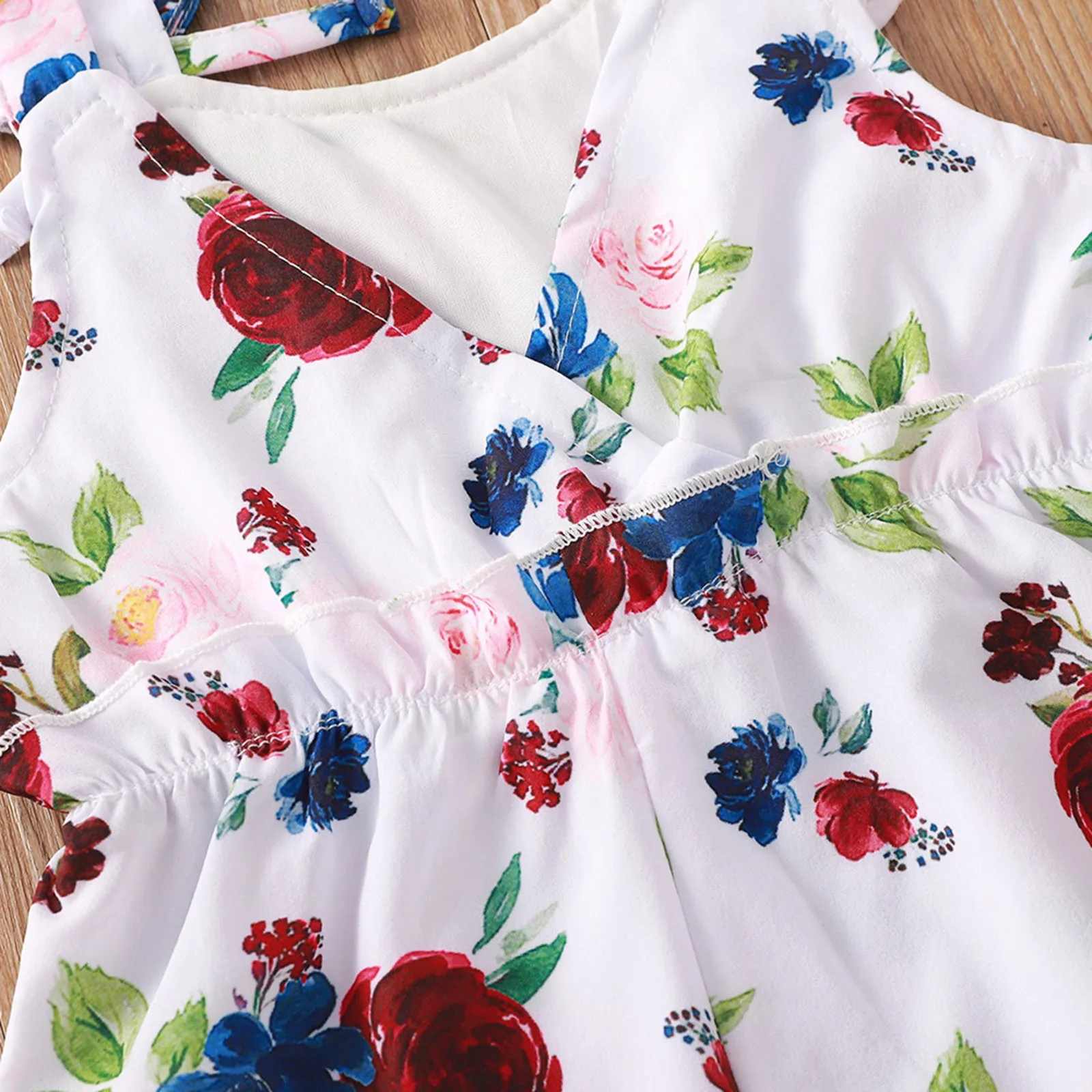 

Baby Girl Rompers Slip Rose Romper Lattice Print Jumpsuit 3-24 Months 2021 Summer New Fashion Designer Baby Girl Clothing