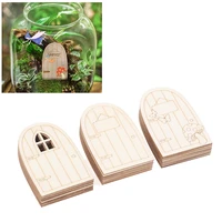 10pcs mushroom elf doors lovely mini fairy door garden adornment miniature decoration for park