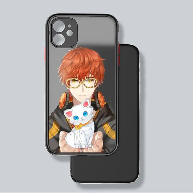 

mystic messenger Phone Case For iphone 12 11 8 7 plus mini x xs xr pro max matte transparent cover
