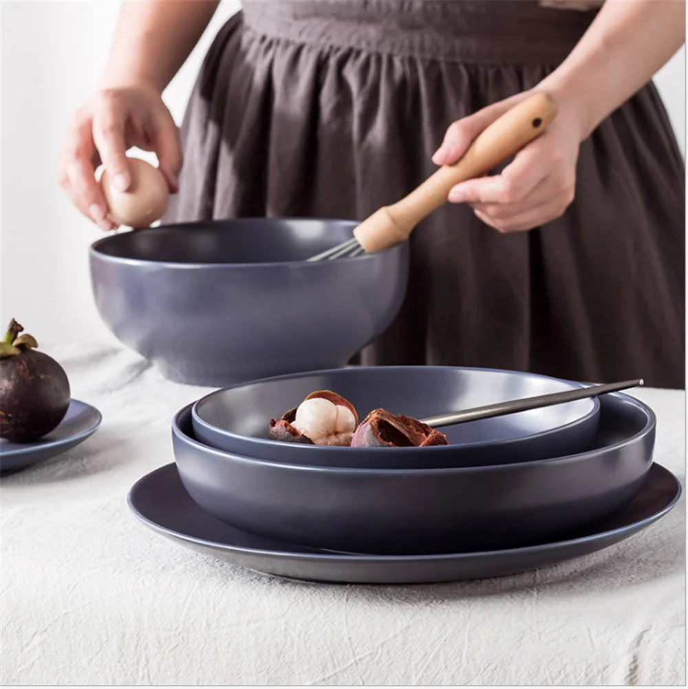 Набор керамических дисков для пасты пиццы в западном стиле | Дом и сад