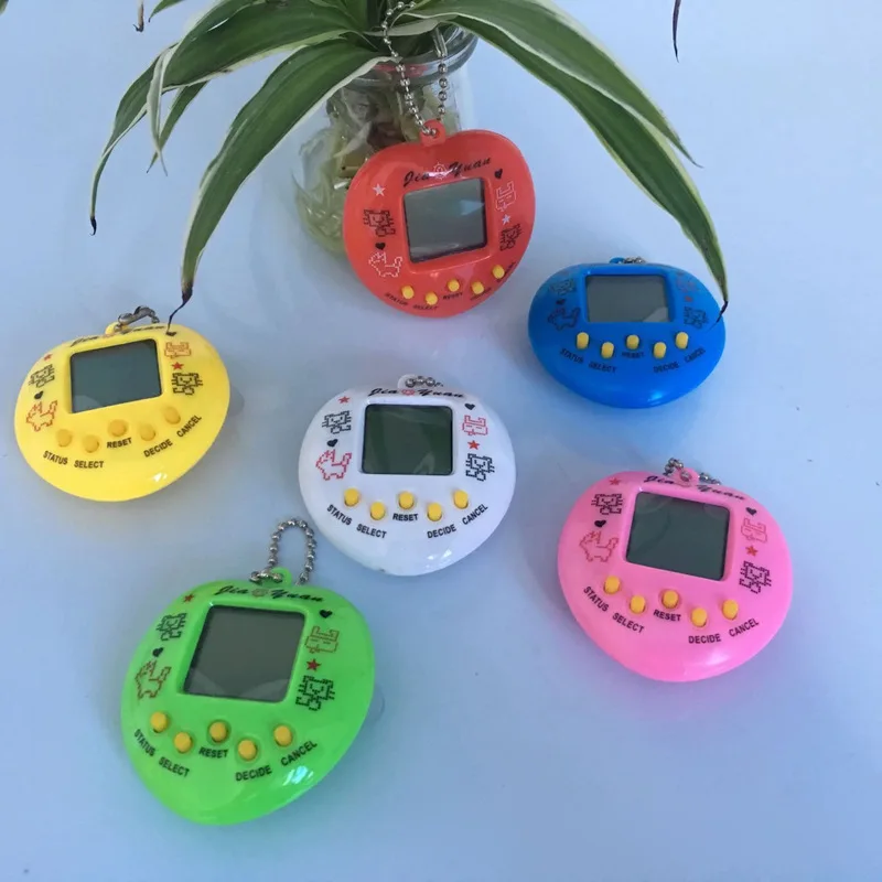 Брелок Tamagotchi для электронных игр домашних животных в форме сердца консоли